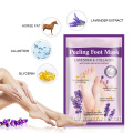 Füße Behandlungen Natürliche vegane Lavendel Peeling Fußmaske